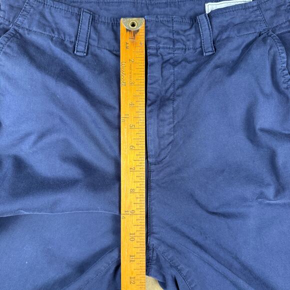 GAP Women’s Downtown Khaki Pants Navy Blue Size 6 Cropped Classic Chino - Picture 12 of 14